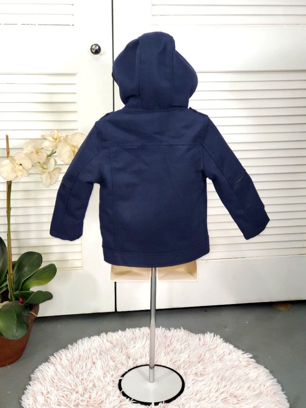 NWT Urban Republic Baby's Navy BlueWool Winter Jacket Size 12 M 1066 - Picture 6 of 13